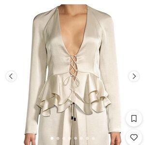 Long sleeve crop Alexis top